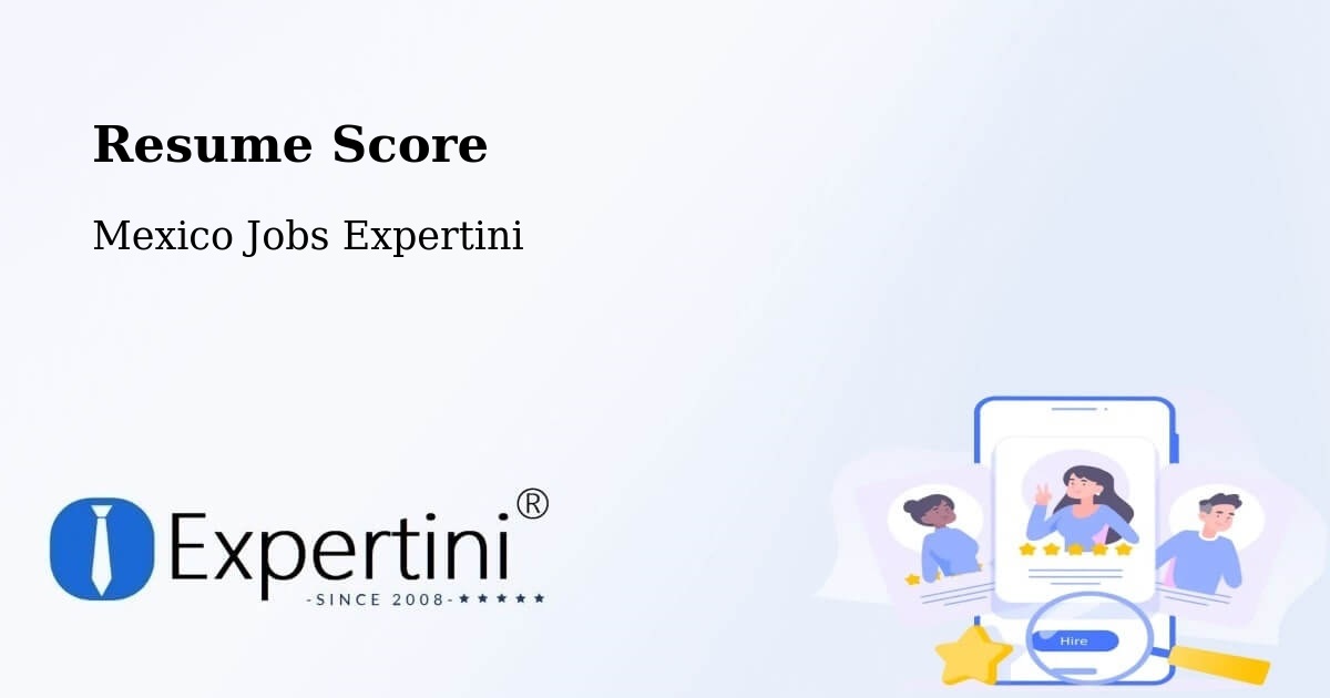 Resume Score & Job Description Match Tool – Ameca - Mexico Jobs Expertini